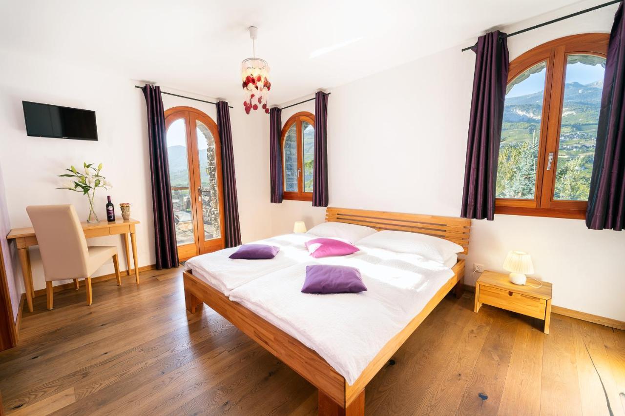 Bed and Breakfast Castel de Daval Sierre Exterior foto